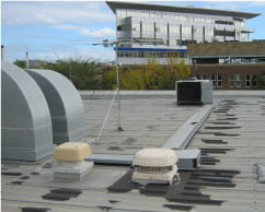 Asbestos inspection of roof